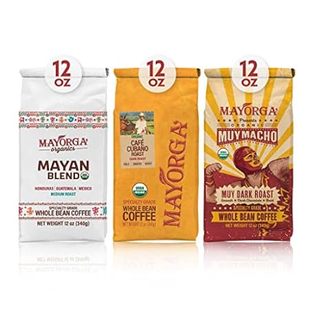 Mayorga Dark Roast Coffee Gift Pack of 3, 12 oz bags- Cub