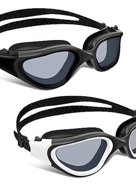 Swimming Goggles 2 Pack， Swim Goggles for Adult Men Women