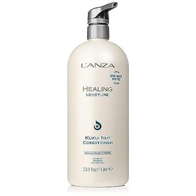 L'ANZA Healing Moisture Kukui Nut Conditioner， Renews Str