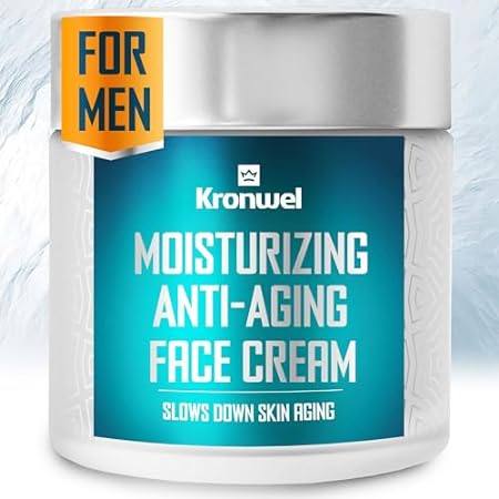 Organic Face Moisturizer for Men， Anti Aging Moisturizing