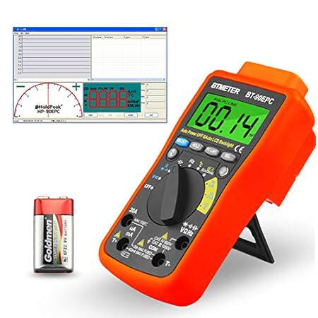 BTMETER BT-90EPC Digital Multimeter， Auto-Ranging AC/DC V