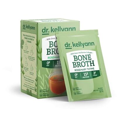 Dr. Kellyann Bone Broth Packets， Rosemary Thyme - 7 Servi