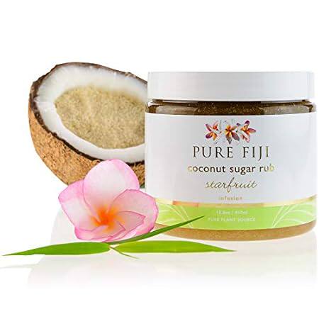 Pure Fiji Coconut Sugar Body Scrub - Body Exfoliator Scru