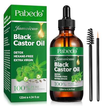 Jamaican Black Castor Oil in Glass Bottles(4.04 fl oz)， 1