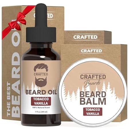 Beard Oil and Beard Balm - Softer， Smoother， Moisturized