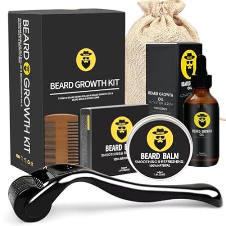 Beard Growth Kit， Beard Kit for Men， Beard Growth Oil (2o
