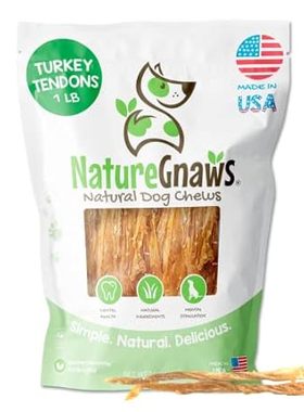 Nature Gnaws - Turkey Tendons for Dogs - Premium Natural
