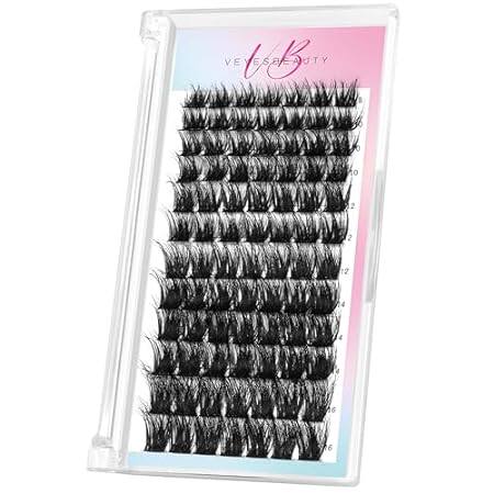 VEYESBEAUTY Lash Clusters Individual Lash Extensions Xtre