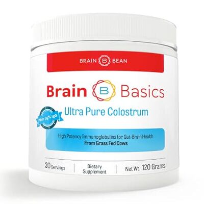 Brain Basics Ultra-Pure Colostrum， 4000mg per Serving， Mi