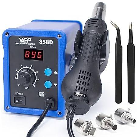 WEP 858D Hot Air Rework Soldering Station with Temperatur