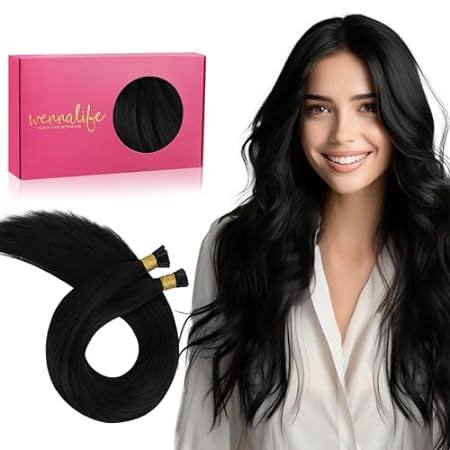 WENNALIFE I Tip Hair Extensions Human Hair， 50g 100s 14 I