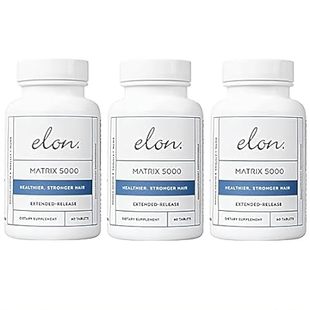 Elon Matrix 5000 Biotin Hair Vitamins (180 Hair Growth Pi
