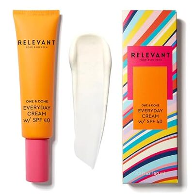 RELEVANT 4-in-1 Daily Face Moisturizer with SPF 40 Minera