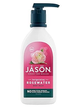 JASON Rosewater Invigorating Body Wash， For a Gentle Feel