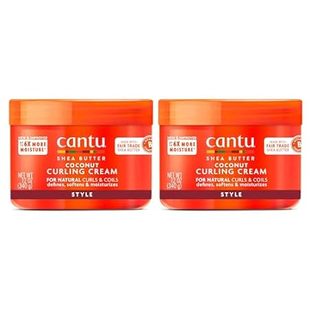 Cantu Coconut Curling Cream for Natural Hair with Pure Sh