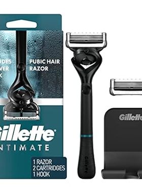Gillette Intimate Pubic Hair Razor for Men， Men's Pubic R