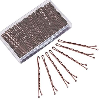 Bobby Pins Brown Hair， MORGLES 240pcs Brown Bobby Pins Ha
