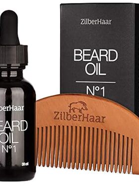 ZilberHaar Beard Oil №1 - Pure， Organic Moroccan Argan an