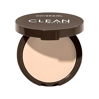 Covergirl Clean Invisible Pressed Powder， Lightweight， Br