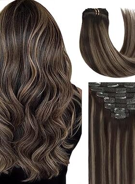 Lacer Hair 14 Inch Full Head Clip in Hair Extensions Huma