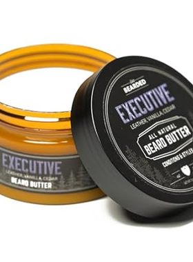 Live Bearded: Beard Butter， Made in USA - Executive， 3oz