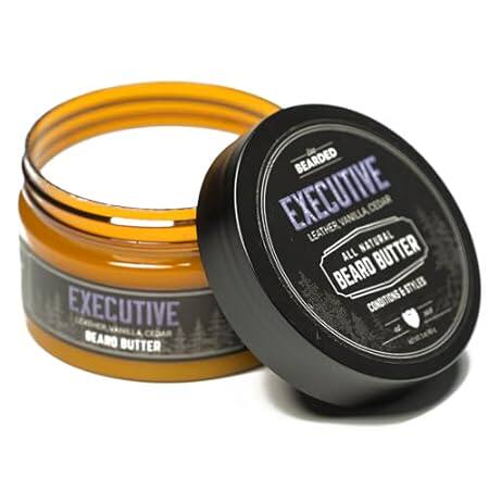 Live Bearded: Beard Butter， Made in USA - Executive， 3oz