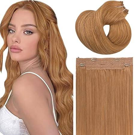 Fish Wire Hair Extensions Real Human Hair Hidden Headband