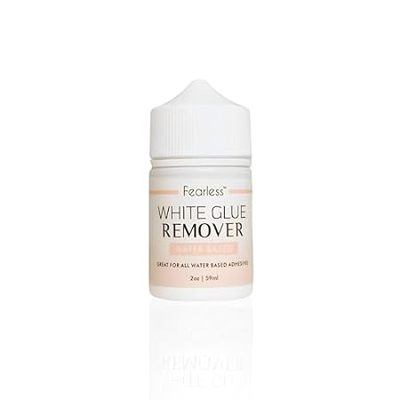 Fearless Tape - White Glue Remover - 2 fl oz， Drip-Top fo