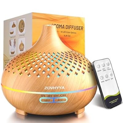 Essential Oil Diffuser for Bedroom，Quiet Humidifiers for