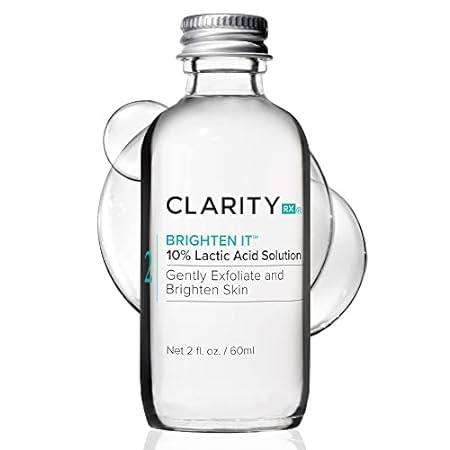 ClarityRx Brighten It 10% Lactic Acid Solution， Natural P