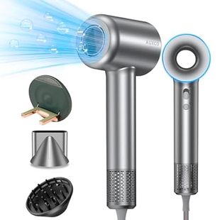 Hair Dryer with Diffuser， Hollow Ionic Blow Dryer 1600W B