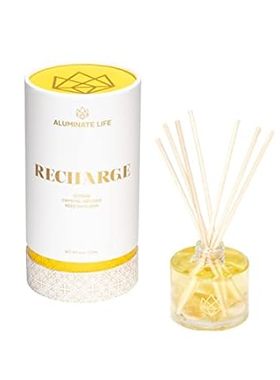 Crystal Infused Reed Diffuser， 4 OZ， Recharge - Citrine C