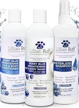 Lillian Ruff Berry Blue Brightening Face and Body Wash fo