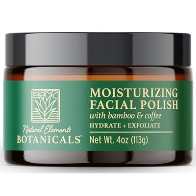 Moisturizing Facial Polish， Gentle Face Scrub， 2-in-1 Fac