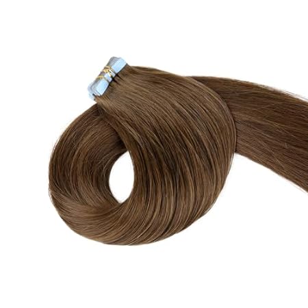 PROTEA Tape in Hair Extensions， Straight Human Hair for W