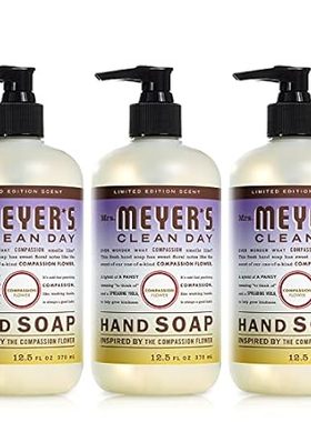 MRS. MEYER'S CLEAN DAY Hand Soap， Made with Essential Oil
