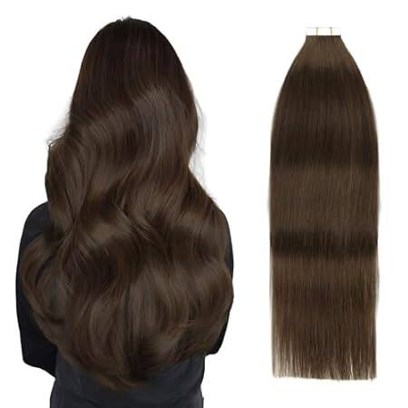 Chocolate Brown Hair Tape in Extensions 20pcs 50g/pack 22