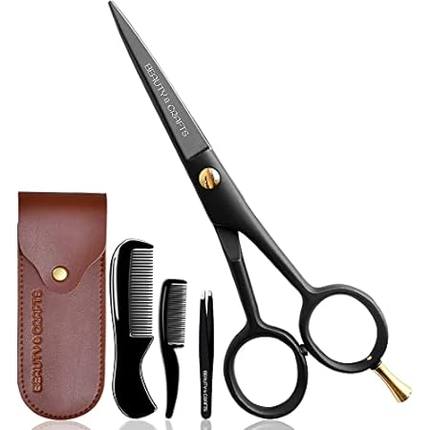 5'' Professional German Beard Scissors for men- 2 Mustach