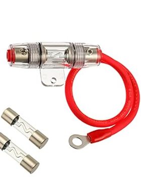 SIGANDG 60A AGU Fuse Holder with 8 Gauge AWG 1ft Power Wi