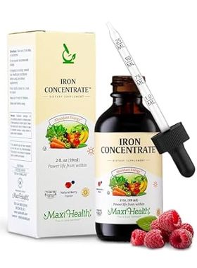 Liquid Iron Supplement for Women， Men and Kids - 15 mg Pe