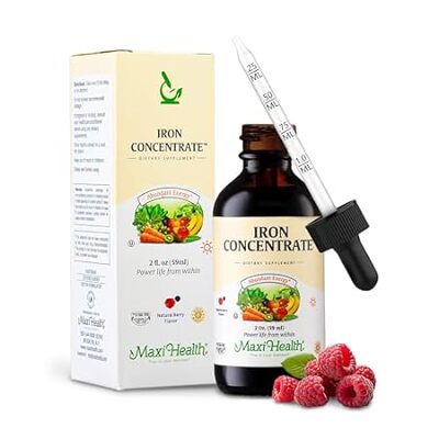 Liquid Iron Supplement for Women， Men and Kids - 15 mg Pe