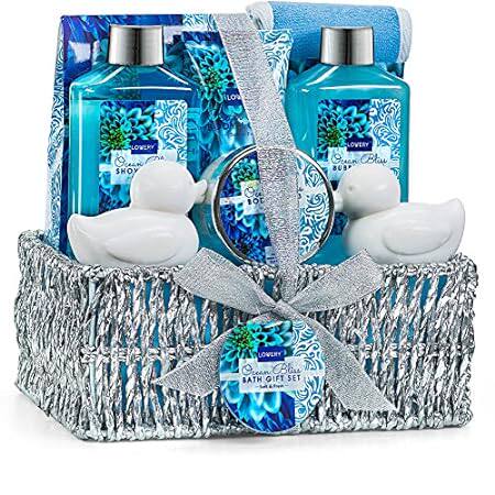 Fathers Day Home Spa Gift Basket in Heavenly Ocean Bliss