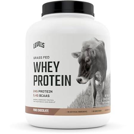 Levels Grass Fed Whey Protein， No Artificials， 24G of Pro