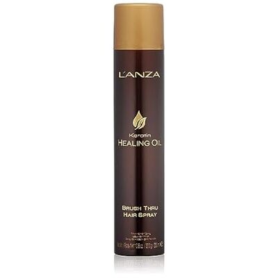 L'ANZA Keratin Healing Oil Brush Thru Hair Spray with Med