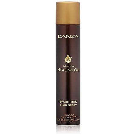 L'ANZA Keratin Healing Oil Brush Thru Hair Spray with Med
