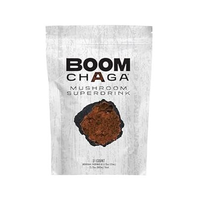 BOOM Chaga Mushroom Superdrink， Oxalate-Free Chaga Mushro