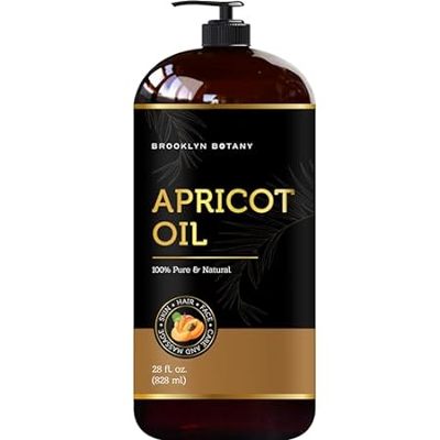 Brooklyn Botany Apricot Kernel Oil for Skin， Hair and Fac