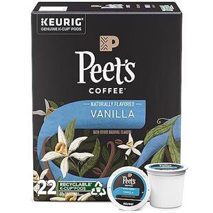 Peet's Coffee， Flavored Coffee K-Cup Pods for Keurig Brew