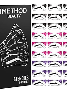 iMethod Eyebrow Stencils Eyebrows Shape Reusable - 27 Eye