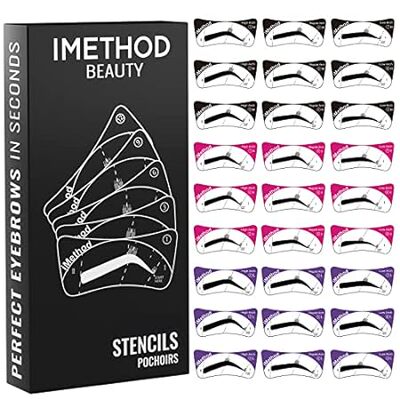 iMethod Eyebrow Stencils Eyebrows Shape Reusable - 27 Eye